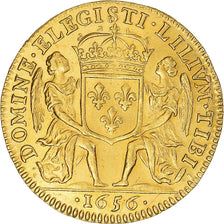Coin, France, Louis XIV, Lis D'or, 1656, Paris, AU(55-58), Gold, Gadoury:233