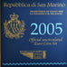 San Marino, Set Euros, 2005, Coffret, FDC, Sin información