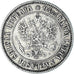 Moneda, Finlandia, Alexander III, Markka, 1892, Helsinki, MBC+, Plata, KM:3.2