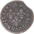 Moneda, Francia, Double Tournois, 1643, Paris, Type de Warin, BC+, Cobre