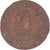 Moneda, Francia, Louis XIII, Denier Tournois, 1613, Paris, BC+, Cobre, KM:42.1