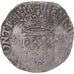 Moeda, França, Henri II de Montpensier, Douzain, 1597, Trévoux, VF(20-25)