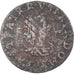 Moneda, Francia, Gaston d'Orléans, Denier Tournois, 1649, BC+, Cobre, CGKL:756