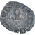 Moneda, Francia, Philippe VI, Double Parisis, 1328-1350, BC+, Vellón