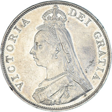 Munten, Groot Bretagne, Victoria, Double Florin, 1889, Jubilee., PR+, Zilver