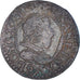 Moneta, Francia, Louis XIII, Double Tournois, 1626, Poitiers, MB+, Rame