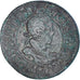 Moneta, Francia, Louis XIII, Double Tournois, 1620, Poitiers, MB+, Rame