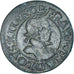 Moneta, Francia, Louis XIII, Double Tournois, 1620, Poitiers, MB, Rame, CGKL:412