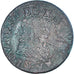 Coin, France, Louis XIII, Double Tournois, 1635, Saint-Palais, AU(50-53)