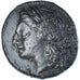 Moneta, Bruttium, Æ, ca. 260-215 BC, Rhegion, AU(50-53), Brązowy, HN