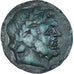 Moneta, Bruttium, Tetras, ca. 211-200 BC, Rhegion, BB, Bronzo, HN Italy:2561
