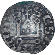 Coin, France, Philip II, Denier, 1180-1223, Saint-Martin de Tours, EF(40-45)