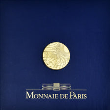 França, Semeuse, 100 Euro, 2009, Monnaie de Paris, MS(65-70), Dourado
