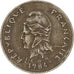 Moeda, Nova Caledónia, 100 Francs, 1984, AU(55-58), Bronze-Nickel