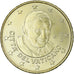 Vatican, 50 Euro Cent, Pape Benoit XVI, 2012, Rome, Brass, MS(64)