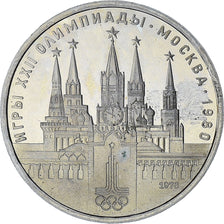 Rusia, 1980 Olympics - Kremlin, Rouble, 1978, Proof, SC, Cupronickel