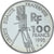 Frankreich, Gérard Philipe, 100 Francs, 1995, Paris, Proof / BE, STGL, Silber