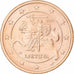 Lituania, 2 Euro Cent, 2015, Vilnius, BU, FDC, Cobre chapado en acero, KM:206