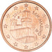 San Marino, 5 Euro Cent, 2004, Rome, ZF, Copper Plated Steel, KM:442