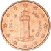San Marino, Euro Cent, 2004, Rome, BB+, Acciaio placcato rame, KM:440