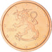 Finnland, 2 Euro Cent, 2004, Vantaa, STGL, Copper Plated Steel, KM:99