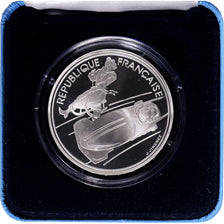 Coin, France, 100 Francs, 1990, Monnaie de Paris, JO Alberville Bobsleigh.BE