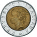 Moneta, Włochy, 500 Lire, 1993, Rome, EF(40-45), Bimetaliczny, KM:160