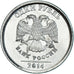 Munten, Rusland, Rouble, 2014, UNC-, Acier plaqué nickel