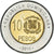Moneta, Repubblica domenicana, 10 Pesos, 2010, SPL, Bi-metallico, KM:106