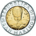 Moneta, San Marino, 500 Lire, 1998, Rome, SPL-, Bi-metallico, KM:383