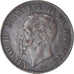 Moneta, DEPARTAMENTY WŁOSKIE, Centesimo, 1867, Milan, AU(50-53), Cuivre, KM:1.1