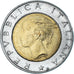 Coin, Italy, Istituto Nazionale di Statistica, 500 Lire, 1996, Rome, EF(40-45)