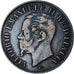 Monnaie, Italie, 2 Centesimi, 1861, Milan, TB+, Bronze, KM:2.1