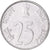 Moneda, INDIA-REPÚBLICA, 25 Paise, 1998, SC, Acero inoxidable, KM:54