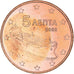 Grecia, 5 Euro Cent, 2002, Athens, BB, Acciaio placcato rame, KM:183