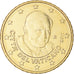 VATICAN CITY, 50 Euro Cent, 2011, Rome, MS(63), Brass, KM:387