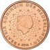 Nederland, Euro Cent, 2010, Utrecht, UNC-, Copper Plated Steel, KM:234