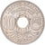 Moeda, França, Lindauer, 10 Centimes, 1938, Paris, MS(60-62), Níquel-Bronze