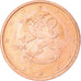 Finland, 2 Euro Cent, 2006, Vantaa, PR, Copper Plated Steel, KM:99