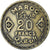 Münze, Marokko, Mohammed V, 20 Francs, AH 1371/1952, Paris, SS
