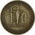 Moneda, Estados del África Occidental, 10 Francs, 1966, MBC, Aluminio - níquel