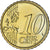 Lithuania, 10 Euro Cent, 2015, MS(63), Brass, KM:208