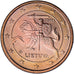 Lithouwen, Euro Cent, 2015, UNC-, Copper Plated Steel, KM:205