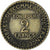 Moneda, Francia, Chambre de commerce, 2 Francs, 1922, Paris, BC+, Aluminio -