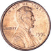 Moneta, Stati Uniti, Lincoln Cent, Cent, 1991, U.S. Mint, Denver, BB, Zinco