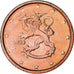 Finland, 2 Euro Cent, 2000, Vantaa, UNC-, Copper Plated Steel, KM:99