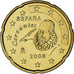 Spanien, 20 Euro Cent, 2008, Madrid, UNZ, Messing, KM:1071