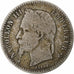 Moeda, França, Napoleon III, 50 Centimes, 1866, Paris, VF(20-25), Prata