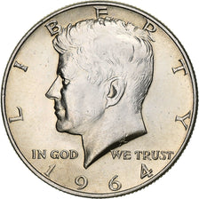 Moneta, USA, John F. Kennedy, Half Dollar, 1964, Philadelphia, MS(60-62)