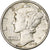 Estados Unidos da América, Dime, Mercury Dime, 1945, U.S. Mint, Prata